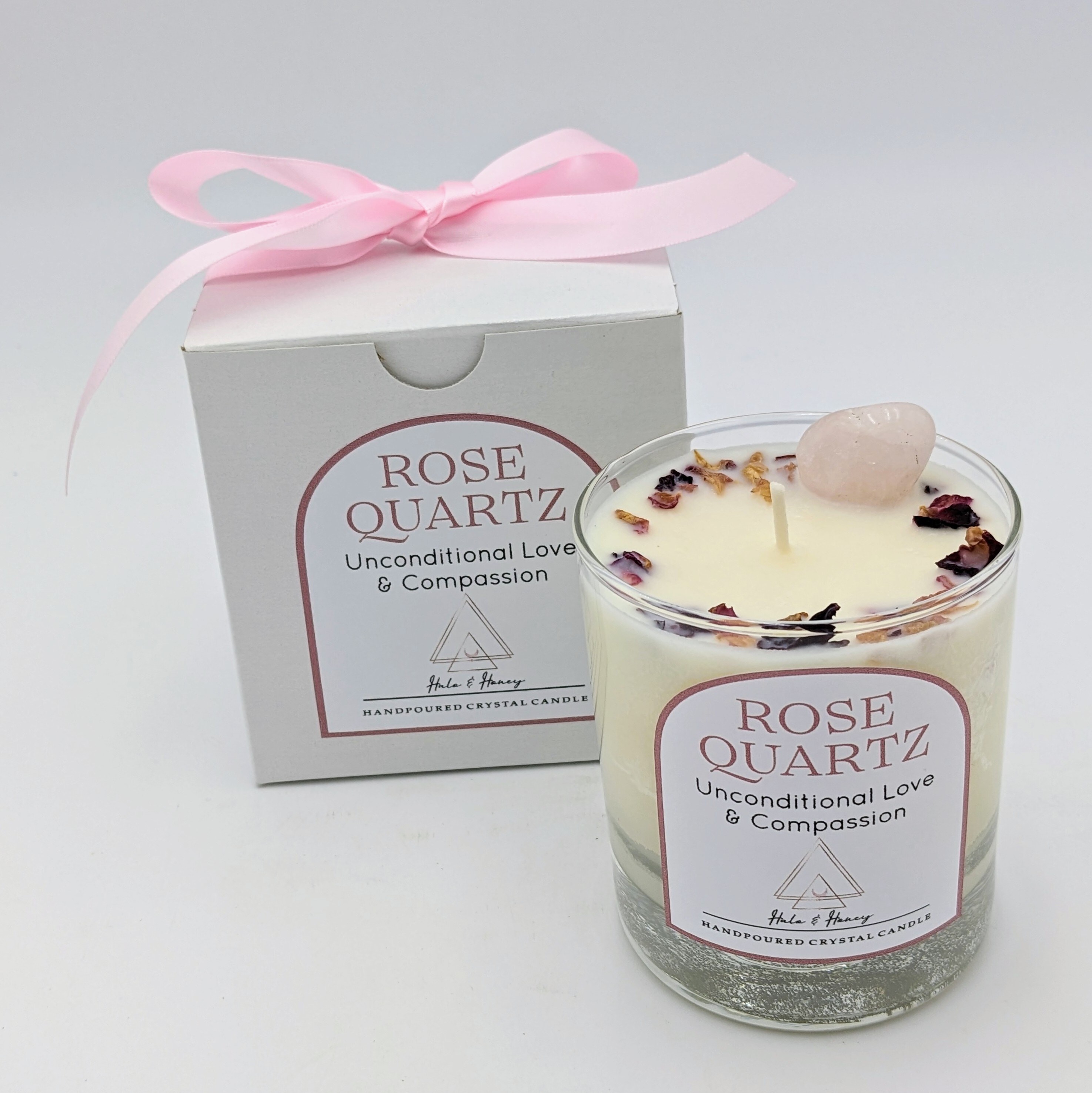 Rose Quartz Candle